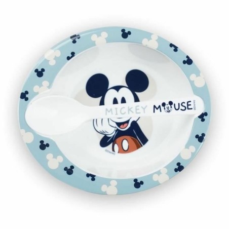 Set di Stoviglie ThermoBaby MICROWAVE MEAL SET BOWL + MICKEY SPOON