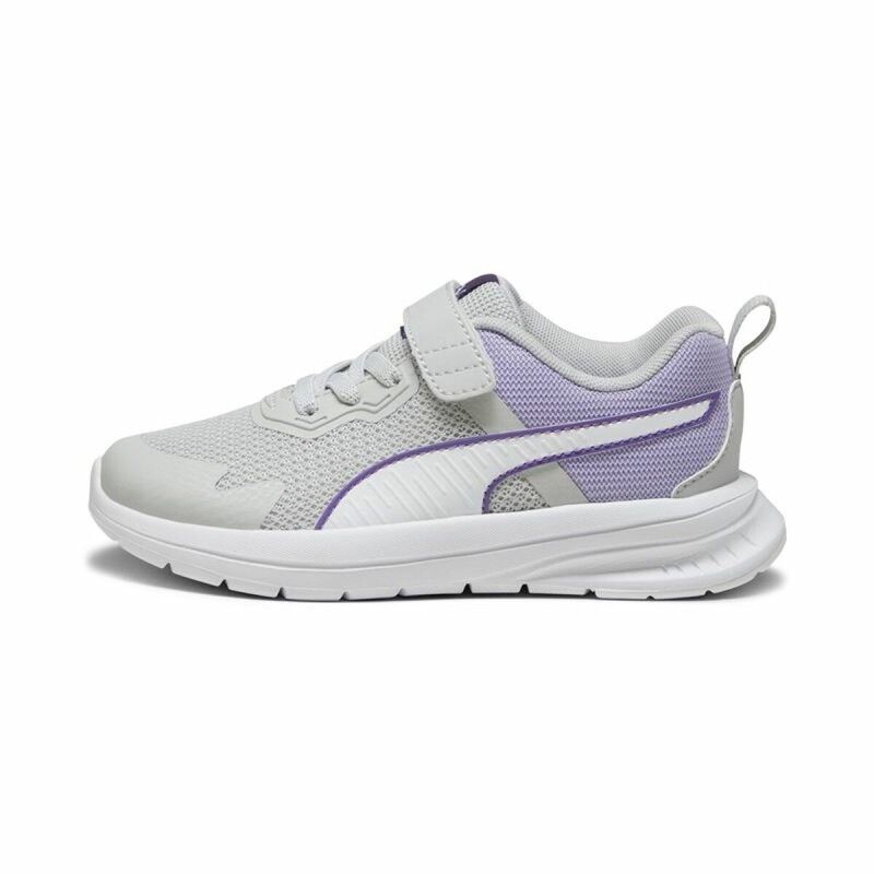 Scarpe Sportive per Bambini Puma Evolve Run Mesh Grigio chiaro Scarpe Sportive per Bambini Puma Evolve Run Mesh Grigio chiaro