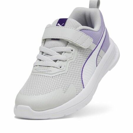 Scarpe Sportive per Bambini Puma Evolve Run Mesh Grigio chiaro