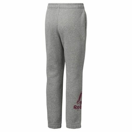 Pantalone Sportivo per Bambini Reebok Elem Fleece Grigio scuro