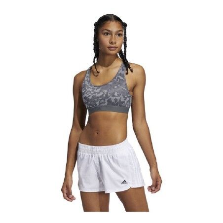 Reggiseno Sportivo Adidas Believe This Medium Support Grigio scuro