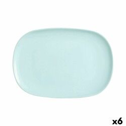 Teglia da Cucina Luminarc Sweet Line Turchese Vetro 35 x 24 cm (6 Unità)