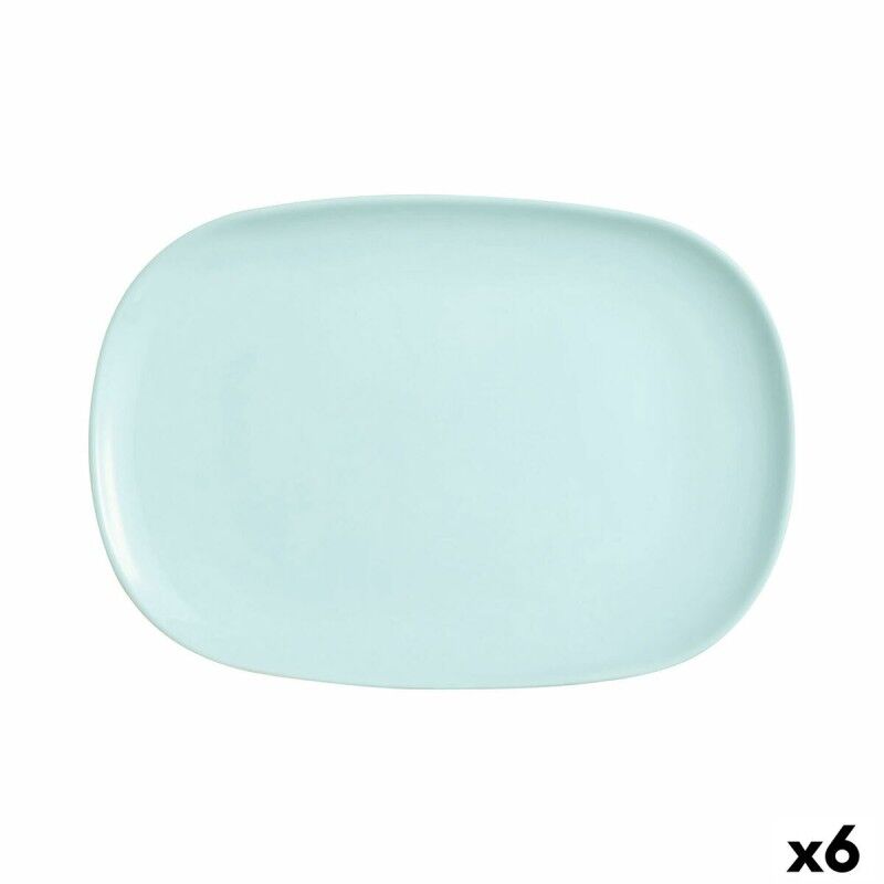 Teglia da Cucina Luminarc Sweet Line Turchese Vetro 35 x 24 cm (6 Unità) Teglia da Cucina Luminarc Sweet Line Turchese Vetro 35 x 24 cm (6 Unità)