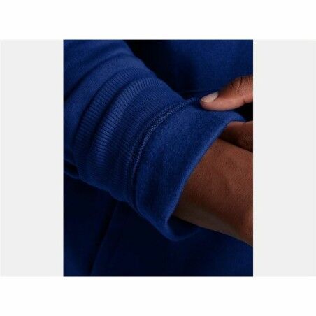 Felpa con Cappuccio Uomo Under Armour Rival Fleece Fz Azzurro