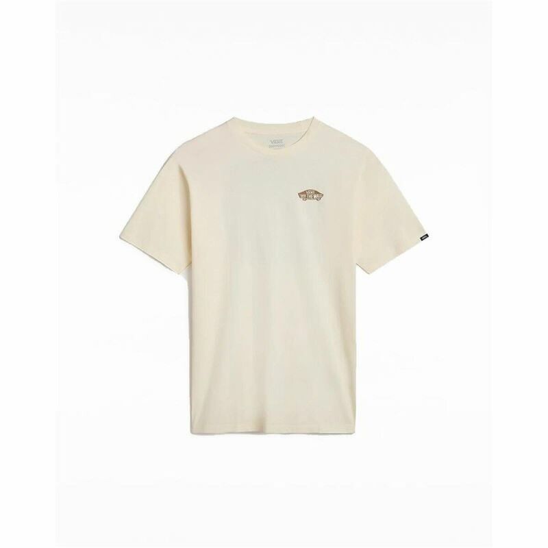 Maglia a Maniche Corte Uomo Vans Off The Wall Block Fi Bianco Caldo