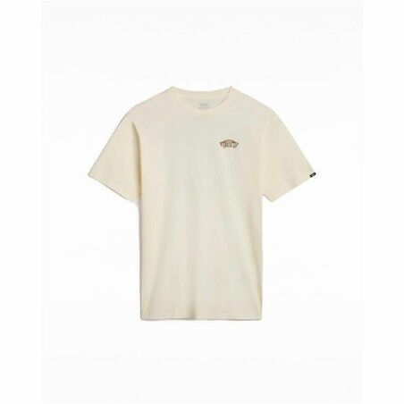 Maglia a Maniche Corte Uomo Vans Off The Wall Block Fi Bianco Caldo