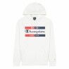 Felpa con Cappuccio Uomo Champion New York Bianco
