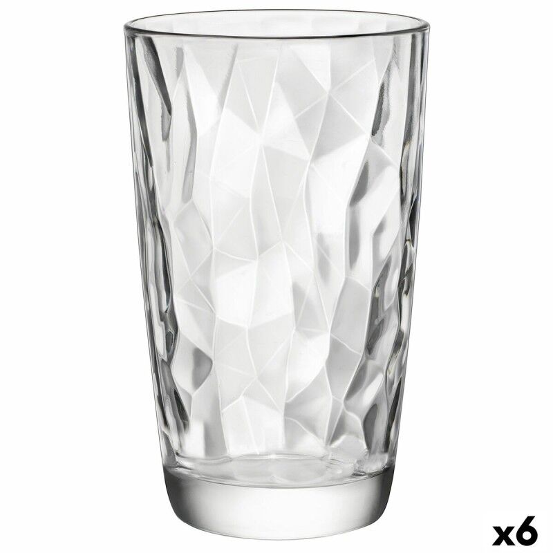 Bicchiere Bormioli Rocco Diamond Trasparente Vetro 470 ml 6 Unità (Pack 6x) Bicchiere Bormioli Rocco Diamond Trasparente Vetro 470 ml 6 Unità (Pack 6x)
