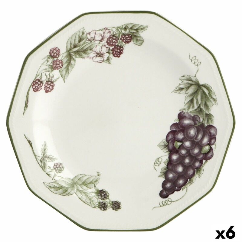 Piatto da Dolce Churchill Victorian Ceramica servizio di piatti (Ø 20,5 cm) (6 Unità) Piatto da Dolce Churchill Victorian Ceramica servizio di piatti (Ø 20,5 cm) (6 Unità)