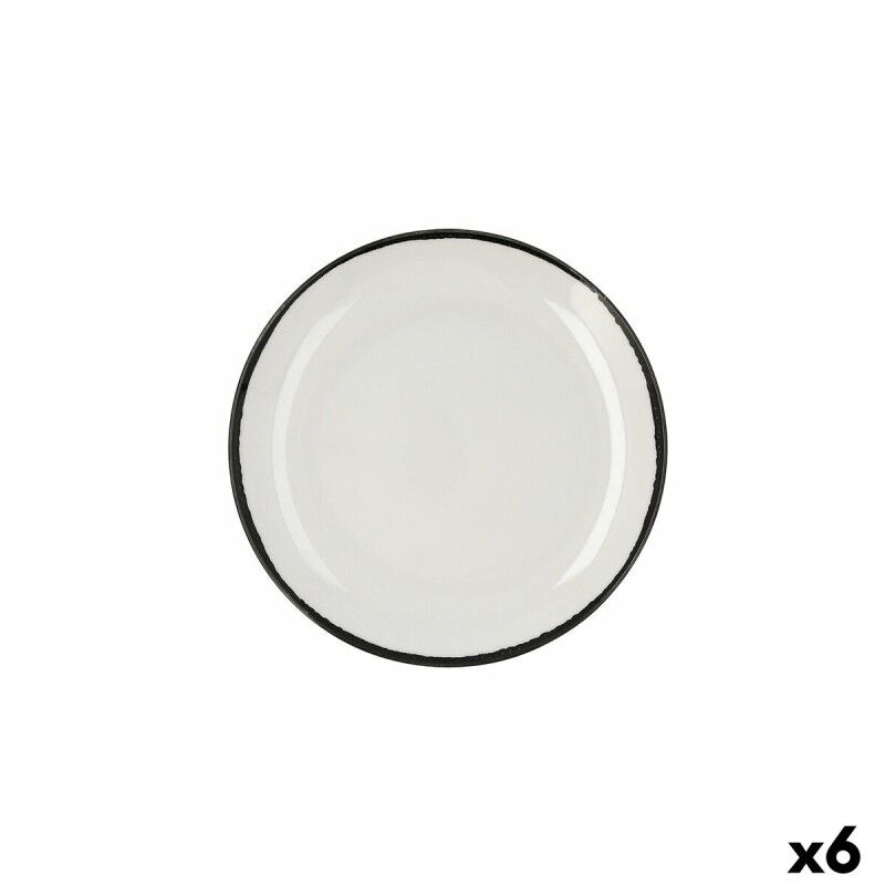 Piatto da pranzo Ariane Vital Filo Bianco Ceramica (6 Unità) Piatto da pranzo Ariane Vital Filo Bianco Ceramica (6 Unità)