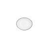Vassoio per aperitivi Quid Gastro Bianco Nero Ceramica 14 x 11 cm (6 Unità)