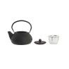 Teiera DKD Home Decor Nero Acciaio inossidabile Bianco (2 Unità)