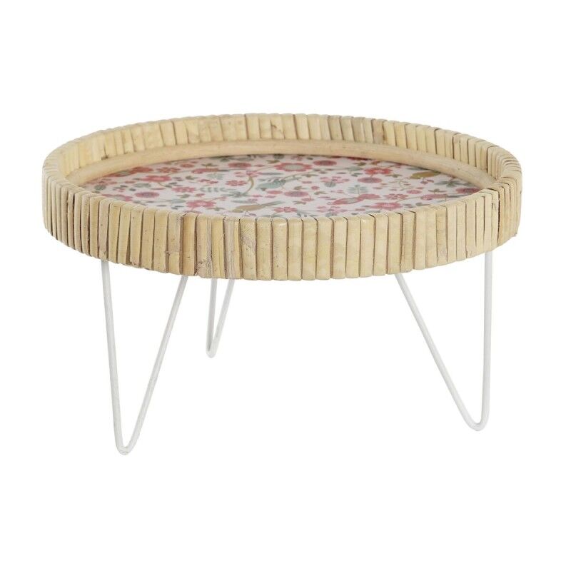 Vassoio per aperitivi DKD Home Decor 26 x 26 x 14,5 cm Naturale Metallo Legno MDF Shabby Chic Vassoio per aperitivi DKD Home Decor 26 x 26 x 14,5 cm Naturale Metallo Legno MDF Shabby Chic