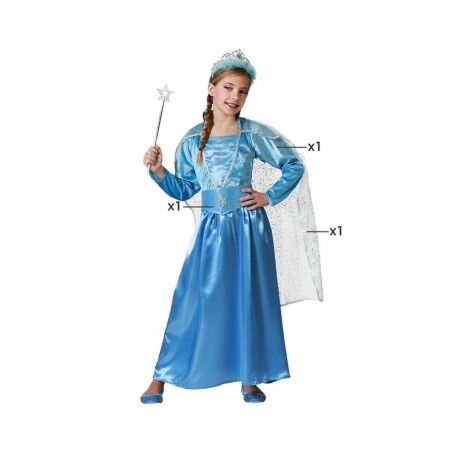 Costume per Bambini Azzurro Principessa