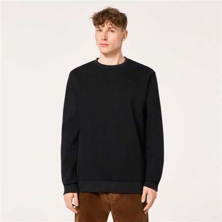 Felpa senza Cappuccio Uomo Oakley Relax Crew Sweatshirt 2.0 Nero