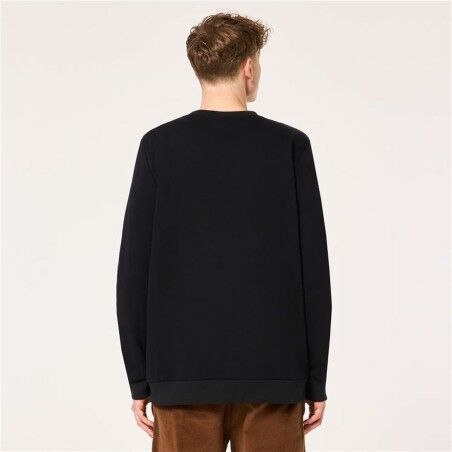Felpa senza Cappuccio Uomo Oakley Relax Crew Sweatshirt 2.0 Nero