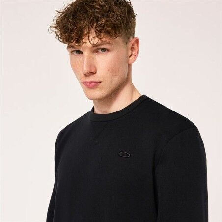 Felpa senza Cappuccio Uomo Oakley Relax Crew Sweatshirt 2.0 Nero