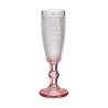 Calice da champagne Vivalto PR05720ZD/BHA6 PINK Rosa Trasparente Vetro 180 ml (6 Unità)