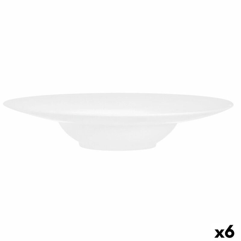 Piatto Fondo Arcoroc Evolutions Bianco Vetro Ø 29 cm (6 Unità) Piatto Fondo Arcoroc Evolutions Bianco Vetro Ø 29 cm (6 Unità)