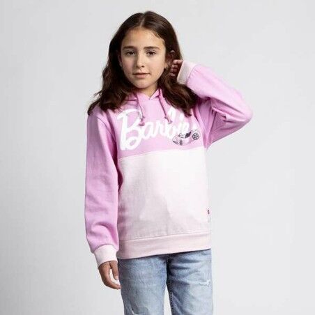 Felpa con Cappuccio da Bambina Barbie Rosa