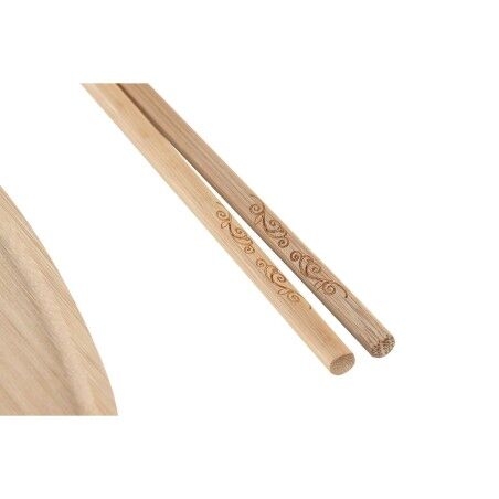 Set per Sushi DKD Home Decor 8 x 5 x 2 cm Ceramica Naturale Bianco Orientale