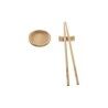 Set per Sushi DKD Home Decor 24 x 0,5 x 0,5 cm Naturale Orientale