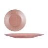 Piatto da pranzo Vivalto Rosa Vetro 32,5 x 2 x 32,5 cm (6 Unità)