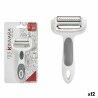 Sbucciatore Kinvara CK51327 Bianco Grigio Acciaio inossidabile polipropilene TPR 12 x 3 x 22 cm 3 in 1 (12 Unità)