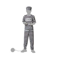 Costume per Bambini Multicolore Carcerato
