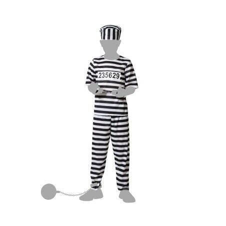 Costume per Bambini Multicolore Carcerato