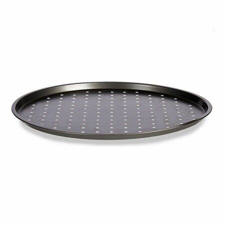 Vassoio da Forno Kinvara CK80909-1 Grigio Acciaio al carbonio 33 x 1 x 33 cm Pizza (24 Unità)