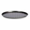 Vassoio da Forno Kinvara CK80909-1 Grigio Acciaio al carbonio 33 x 1 x 33 cm Pizza (24 Unità)