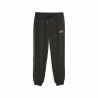 Pantalone Lungo Sportivo Puma Ess+ Minimal Gold Nero Donna