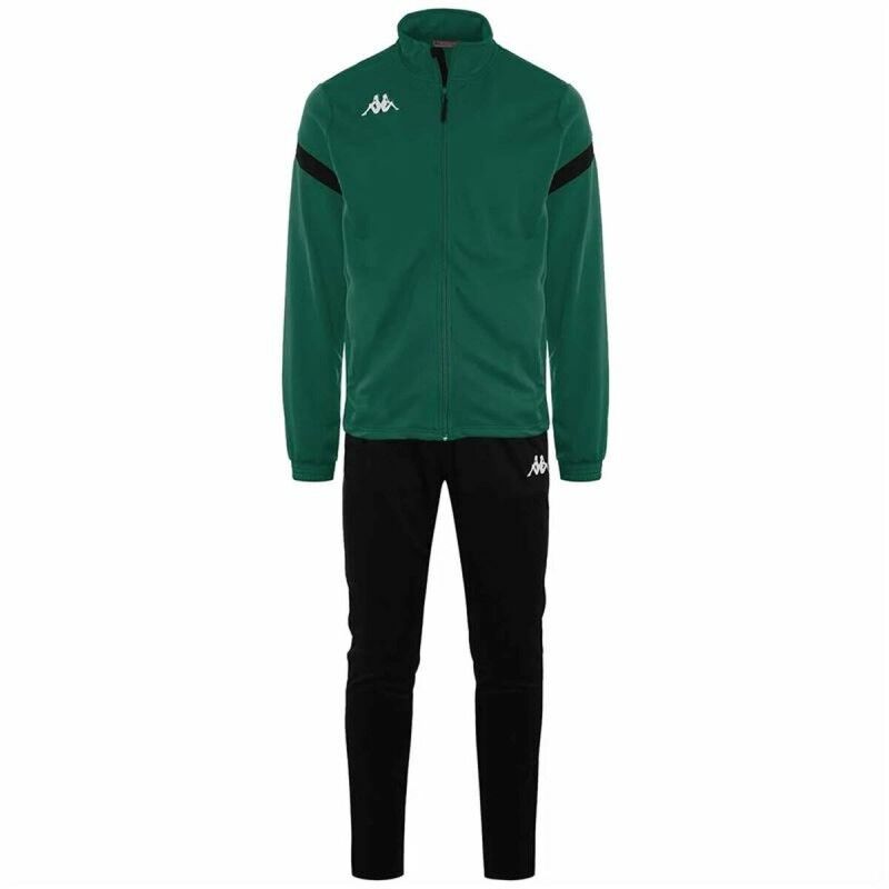 Tuta per Adulti Kappa Dalcito Nero Verde Per bambini Unisex 2 Pezzi Tuta per Adulti Kappa Dalcito Nero Verde Per bambini Unisex 2 Pezzi