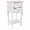 Comodino Alexandra House Living Bianco 31 x 71 x 38 cm