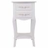 Comodino Alexandra House Living Bianco 31 x 71 x 38 cm