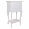 Comodino Alexandra House Living Bianco 31 x 71 x 38 cm