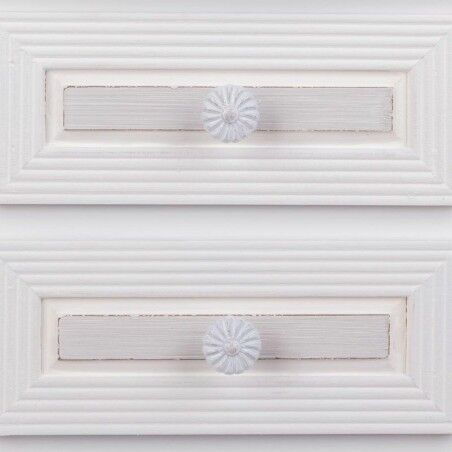 Comodino Alexandra House Living Bianco 31 x 71 x 38 cm