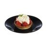 Piatto da Dolce Luminarc Zelie Negro Nero Vetro Ø 18 cm (12 Unità)