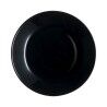 Piatto da Dolce Luminarc Zelie Negro Nero Vetro Ø 18 cm (12 Unità)