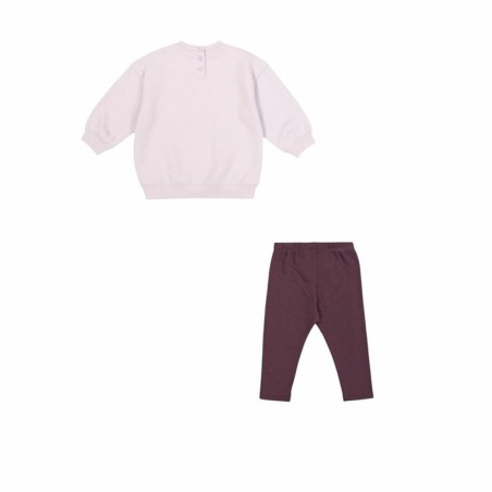 Completo Sportivo per Neonati Champion Multicolore Rosa Neonato 2 Pezzi