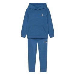 Completo Sportivo per Neonati Jordan Mj Essentials Flc Po Set Azzurro 2 Pezzi