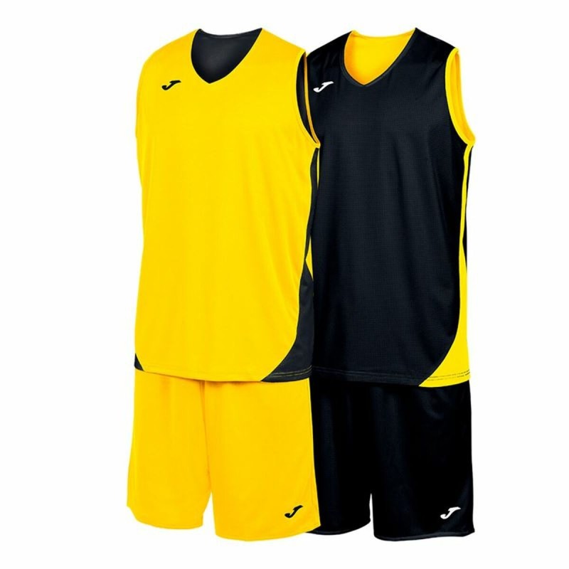 Completo Sportivo per Bambini Joma Sport Kansas Giallo Nero Multicolore 2 Pezzi Completo Sportivo per Bambini Joma Sport Kansas Giallo Nero Multicolore 2 Pezzi