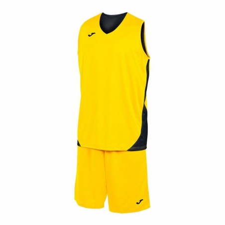 Completo Sportivo per Bambini Joma Sport Kansas Giallo Nero Multicolore 2 Pezzi