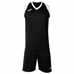 Completo Sportivo per Bambini Joma Sport Final II Nero Multicolore 2 Pezzi