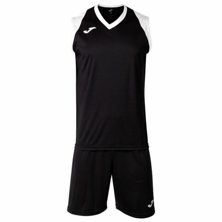 Completo Sportivo per Bambini Joma Sport Final II Nero Multicolore 2 Pezzi