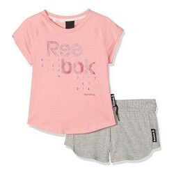 Tuta da Bambini Reebok G ES SS BK4374 Rosa