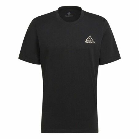 Maglia a Maniche Corte Uomo Adidas Essentials Feel Comfy Nero