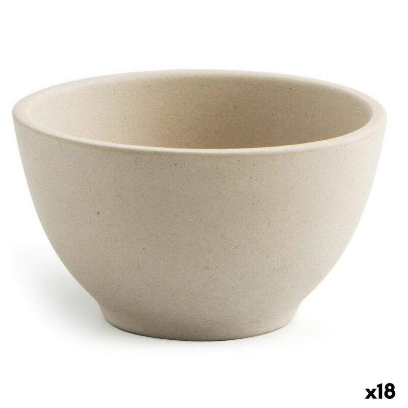 Ciotola per Aperitivi Quid Mineral Gres Beige Ceramica 9 x 5 cm (18 Unità) Ciotola per Aperitivi Quid Mineral Gres Beige Ceramica 9 x 5 cm (18 Unità)