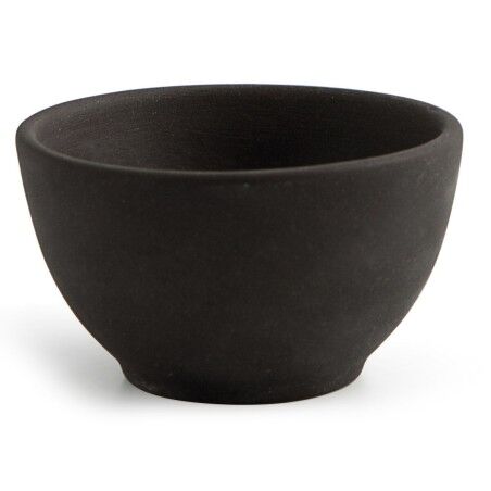 Ciotola per Aperitivi Quid Mineral Gres Nero Ceramica 9 x 5 cm (18 Unità)